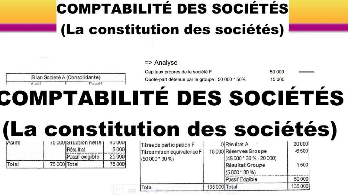 comptabilite societe