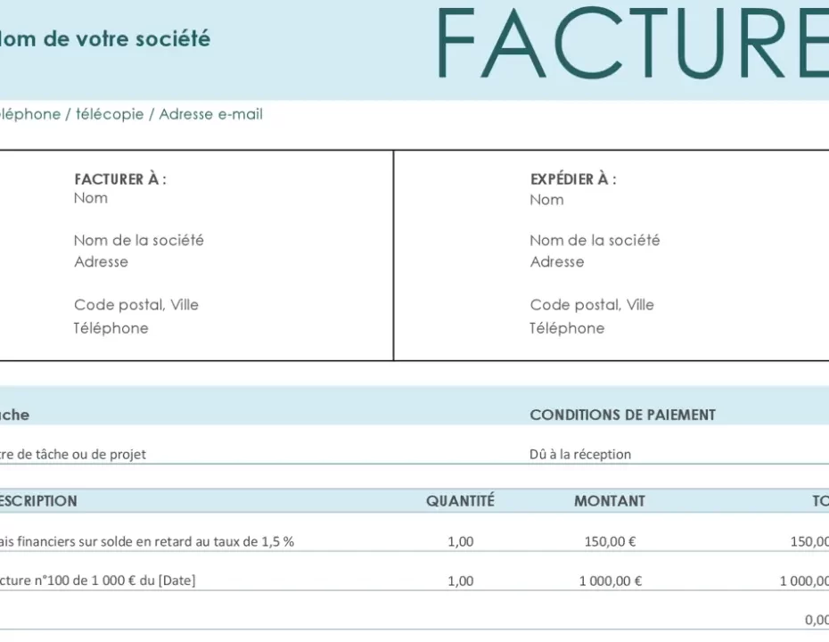 Exemple De Facture Avec Mode De Paiement D couvrez Notre Mod le Exemple De Facture Avec Mode De Paiement D couvrez Notre Mod le