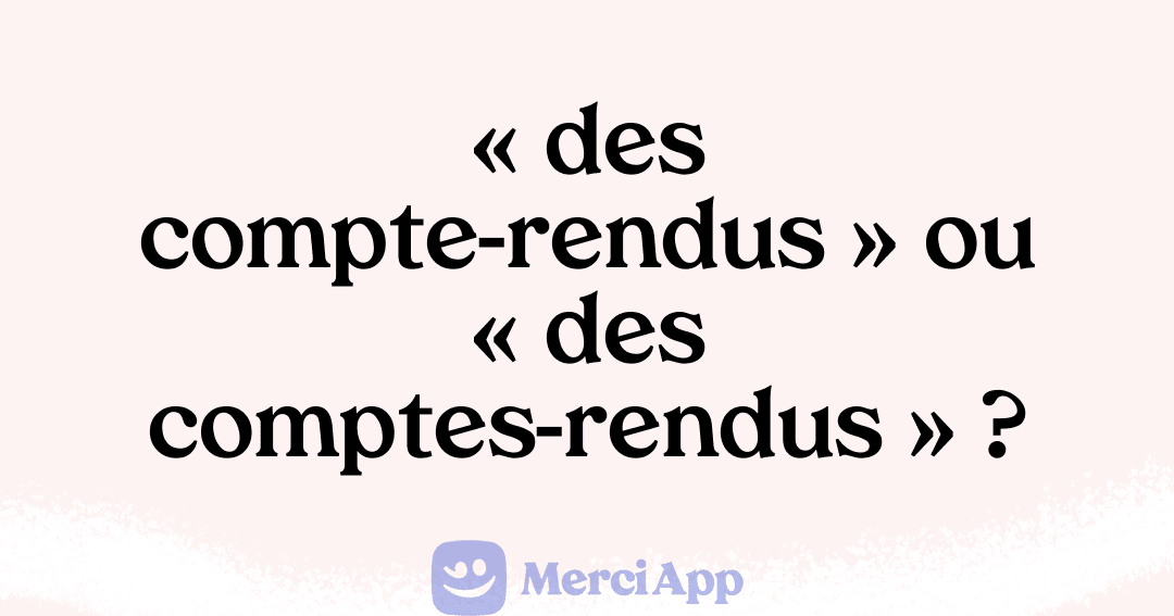 comptes rendus