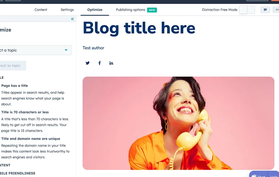 page blog