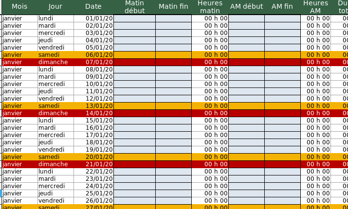 planning reservation