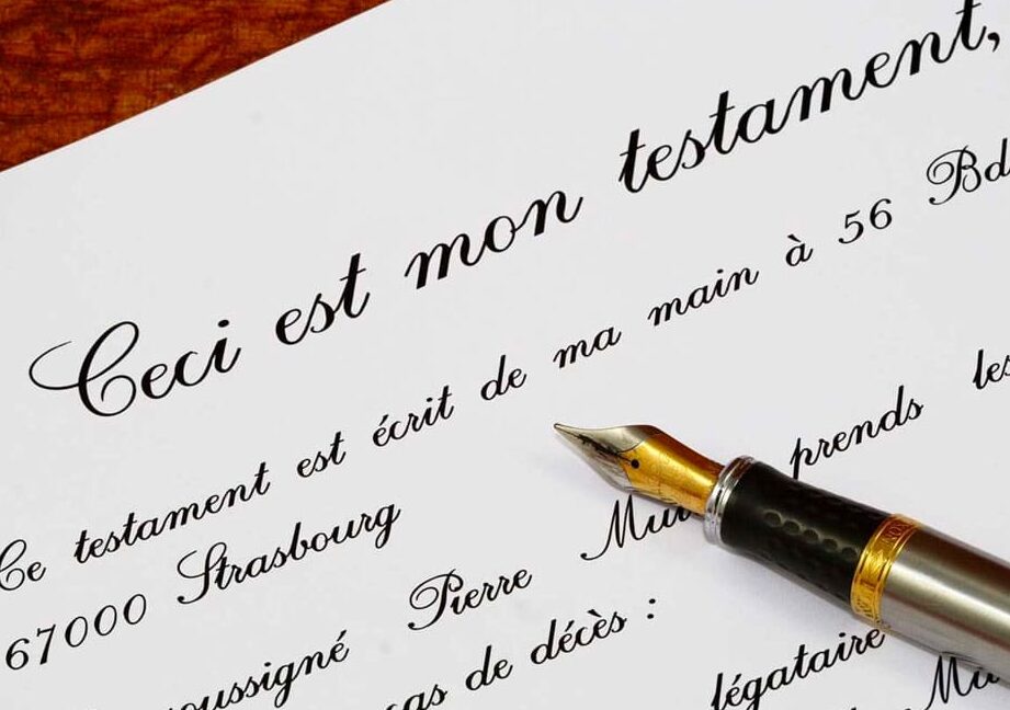 rediger testament