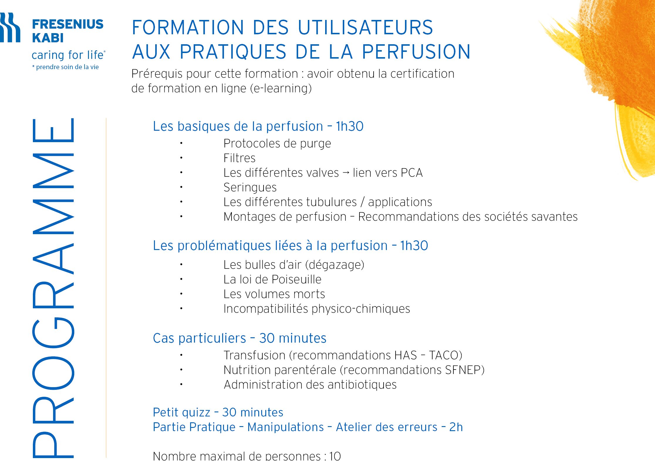 programme formation