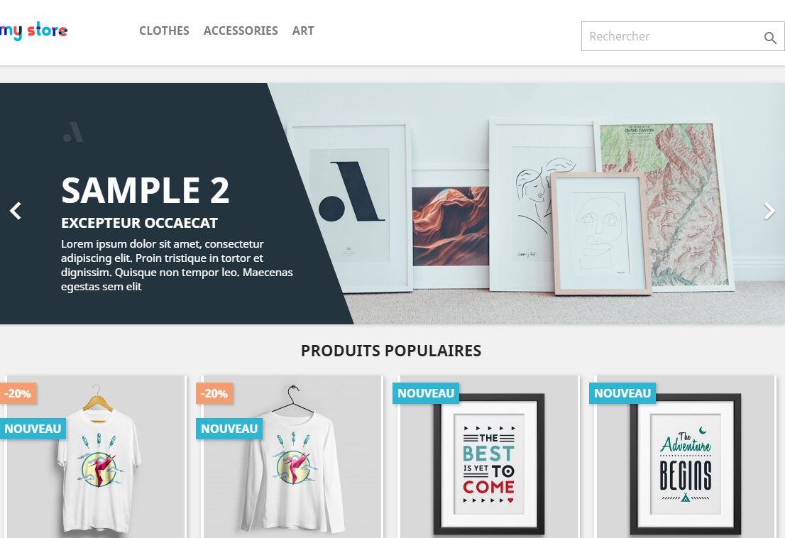 boutique PrestaShop