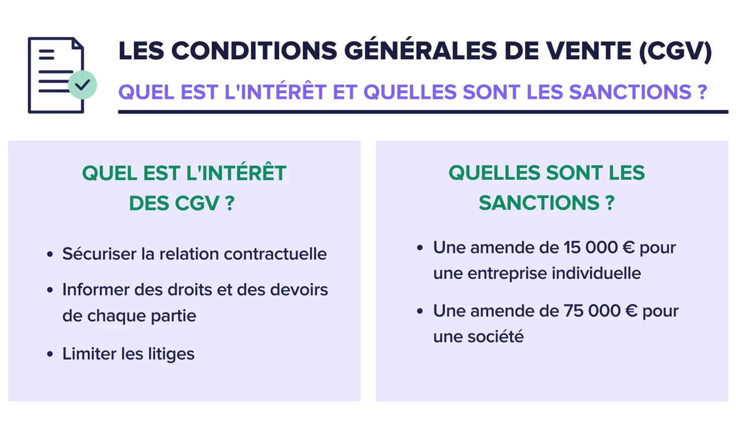 conditions generales