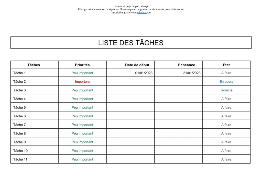liste
