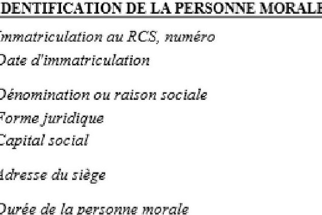 dénomination