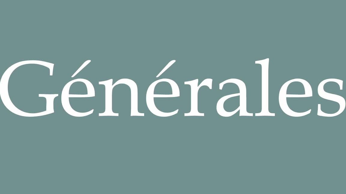 Générales
